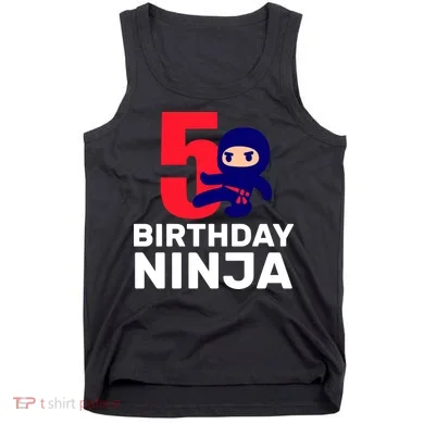 5th Birthday Ninja  Tank Top
