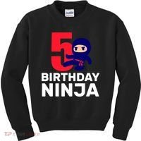 5th Birthday Ninja  Kids Sweatshirt thumb 0