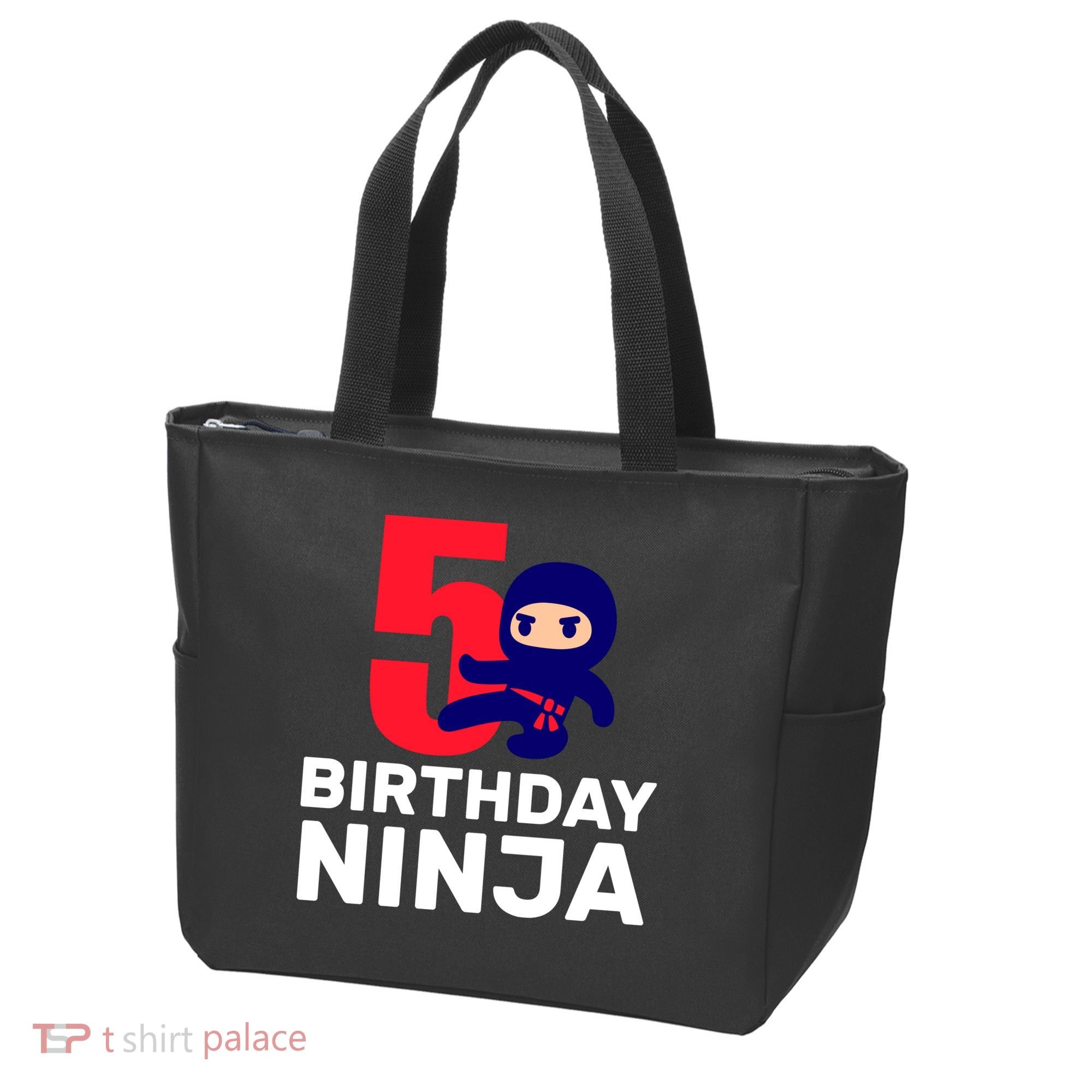 5th Birthday Ninja  Tote Bag