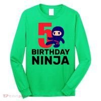 5th Birthday Ninja  Long Sleeve Shirt thumb 0