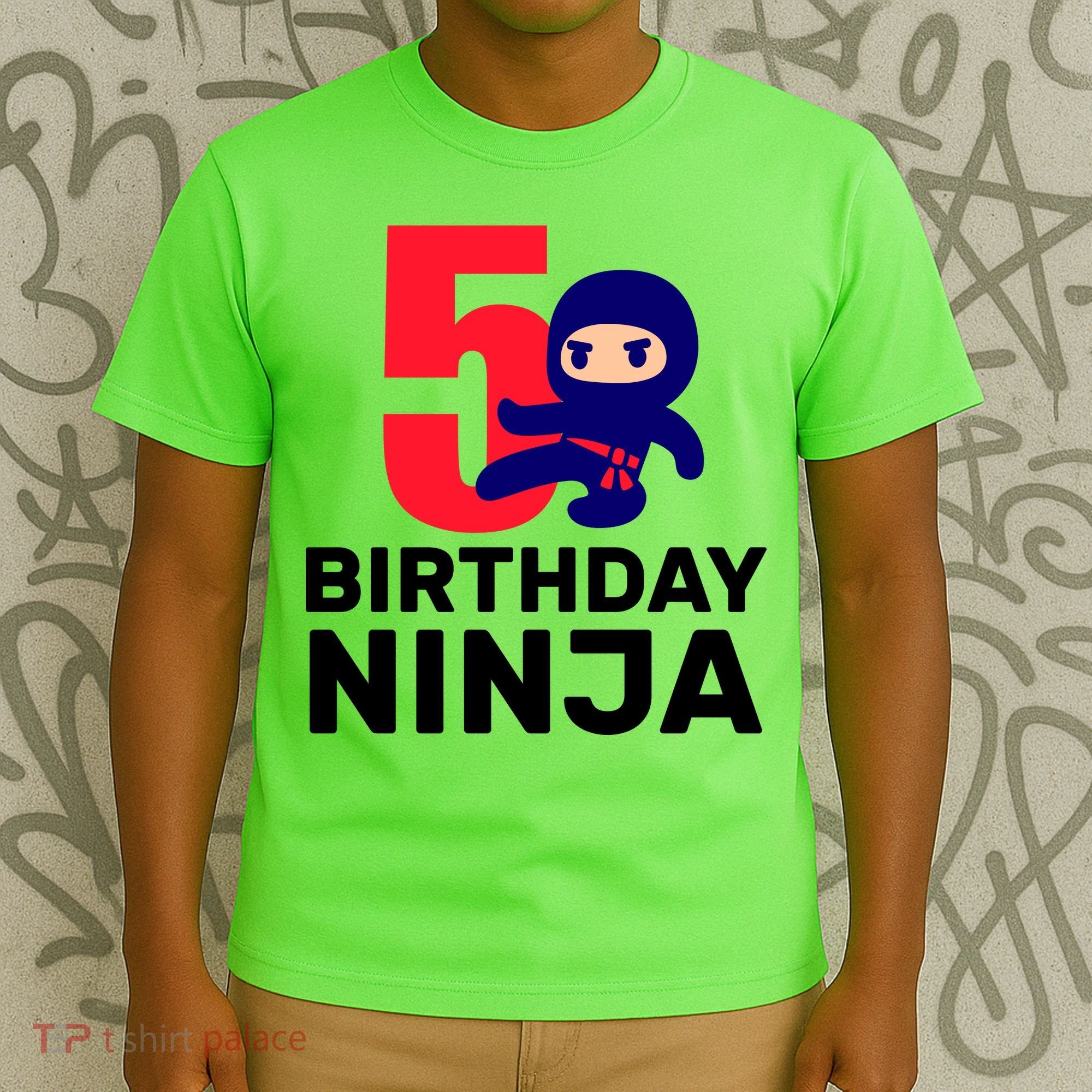 5th Birthday Ninja  T-Shirt
