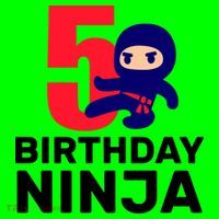 5th Birthday Ninja  Coaster thumb 2