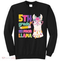 5th Grade? No Prob Llama Sweatshirt thumb 0