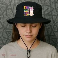 5th Grade? No Prob Llama Bucket Hat thumb 3