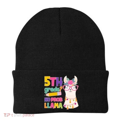 5th Grade? No Prob Llama Beanie