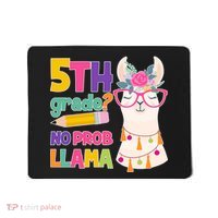 5th Grade? No Prob Llama Mousepad thumb 0