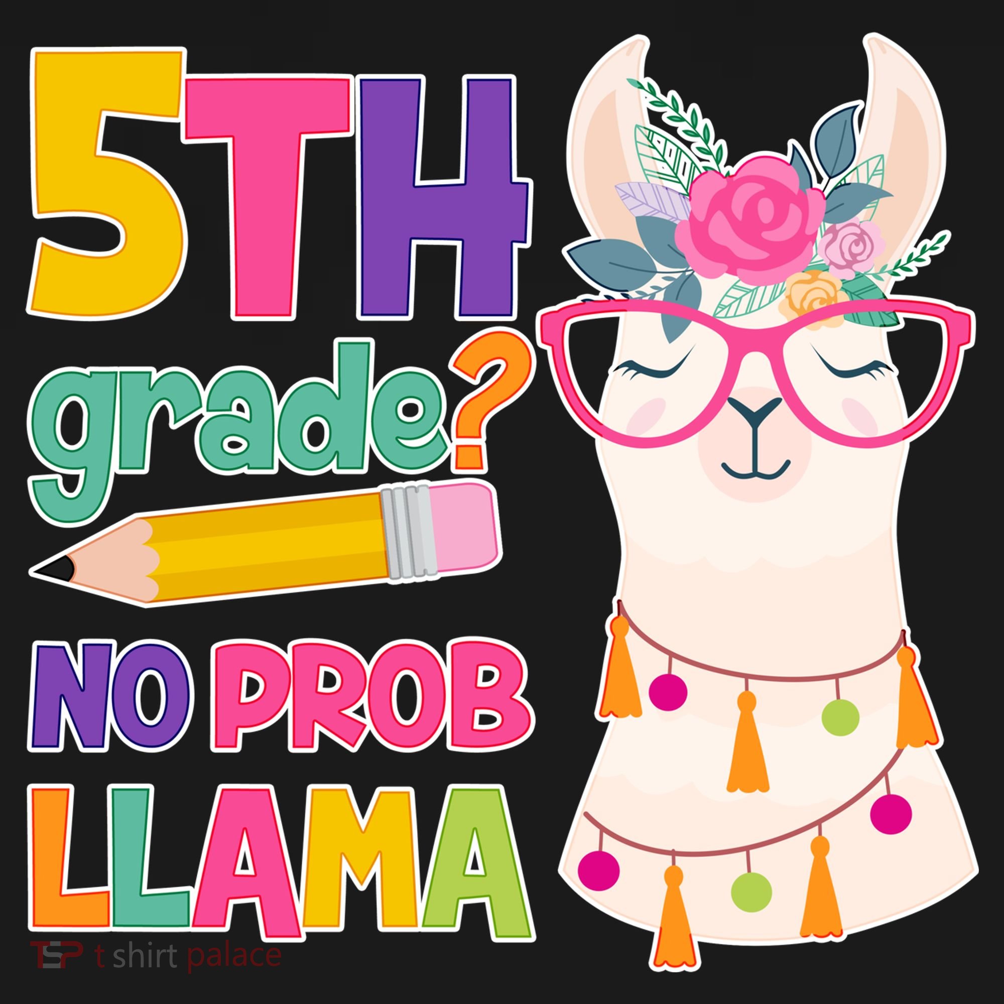 5th Grade? No Prob Llama Ornament