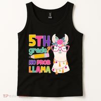 5th Grade? No Prob Llama Tank Top thumb 2