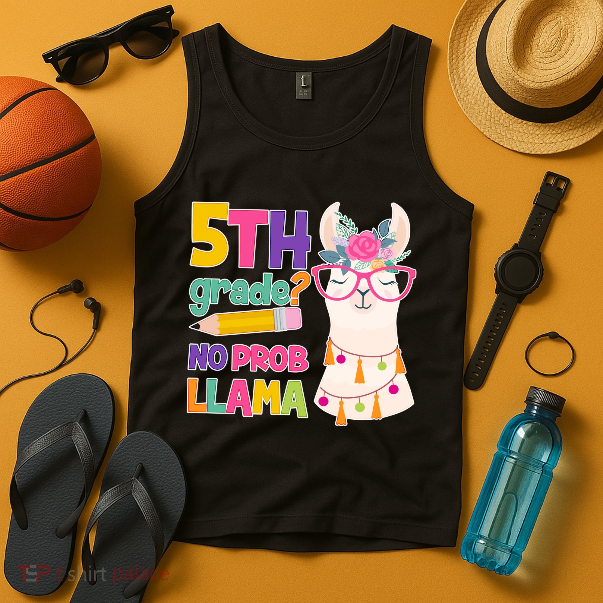 5th Grade? No Prob Llama Tank Top