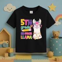 5th Grade? No Prob Llama Toddler T-Shirt thumb 3