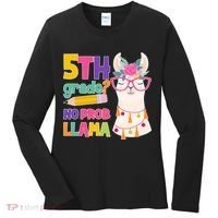 5th Grade? No Prob Llama Women's Long Sleeve Shirt thumb 0