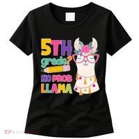 5th Grade? No Prob Llama Women's T-Shirt thumb 0