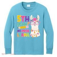 5th Grade? No Prob Llama Kids Long Sleeve Shirt thumb 0