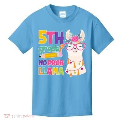 5th Grade? No Prob Llama Kids T-Shirt