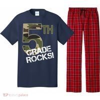 5th Grade Rocks Camo Pajama Set thumb 0