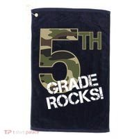 5th Grade Rocks Camo Golf Towel thumb 0