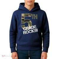 5th Grade Rocks Camo Kids Hoodie thumb 4