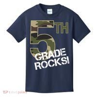 5th Grade Rocks Camo Kids T-Shirt thumb 0