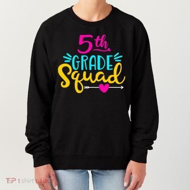5th Grade Squad Team Arrow Heart Women's Sweatshirt