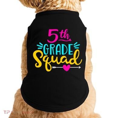 5th Grade Squad Team Arrow Heart Doggie Tank