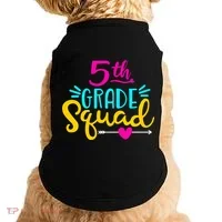 5th Grade Squad Team Arrow Heart Doggie Tank thumb 0