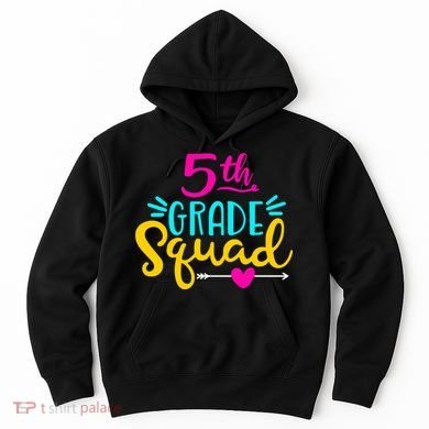5th Grade Squad Team Arrow Heart Hoodie