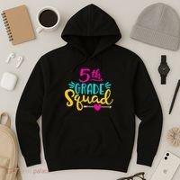 5th Grade Squad Team Arrow Heart Hoodie thumb 3