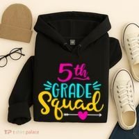 5th Grade Squad Team Arrow Heart Hoodie thumb 4