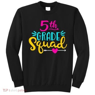 5th Grade Squad Team Arrow Heart Sweatshirt