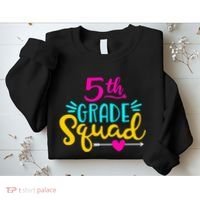 5th Grade Squad Team Arrow Heart Sweatshirt thumb 2