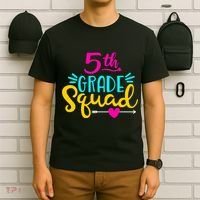 5th Grade Squad Team Arrow Heart T-Shirt thumb 6