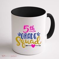 5th Grade Squad Team Arrow Heart Coffee Mug thumb 1