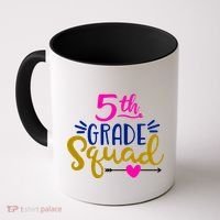 5th Grade Squad Team Arrow Heart Coffee Mug thumb 0