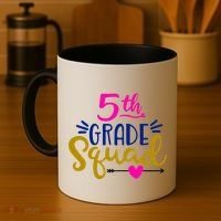 5th Grade Squad Team Arrow Heart Coffee Mug thumb 4