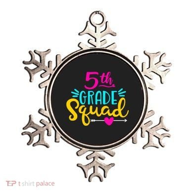5th Grade Squad Team Arrow Heart Ornament