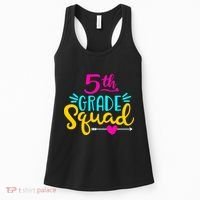 5th Grade Squad Team Arrow Heart Women's Tank Top thumb 0