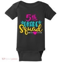 5th Grade Squad Team Arrow Heart Baby Bodysuit thumb 0