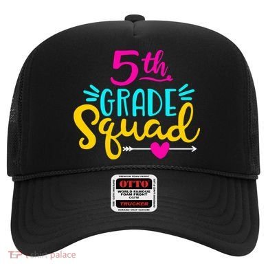 5th Grade Squad Team Arrow Heart Hat