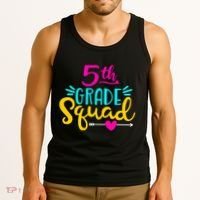 5th Grade Squad Team Arrow Heart Tank Top thumb 3
