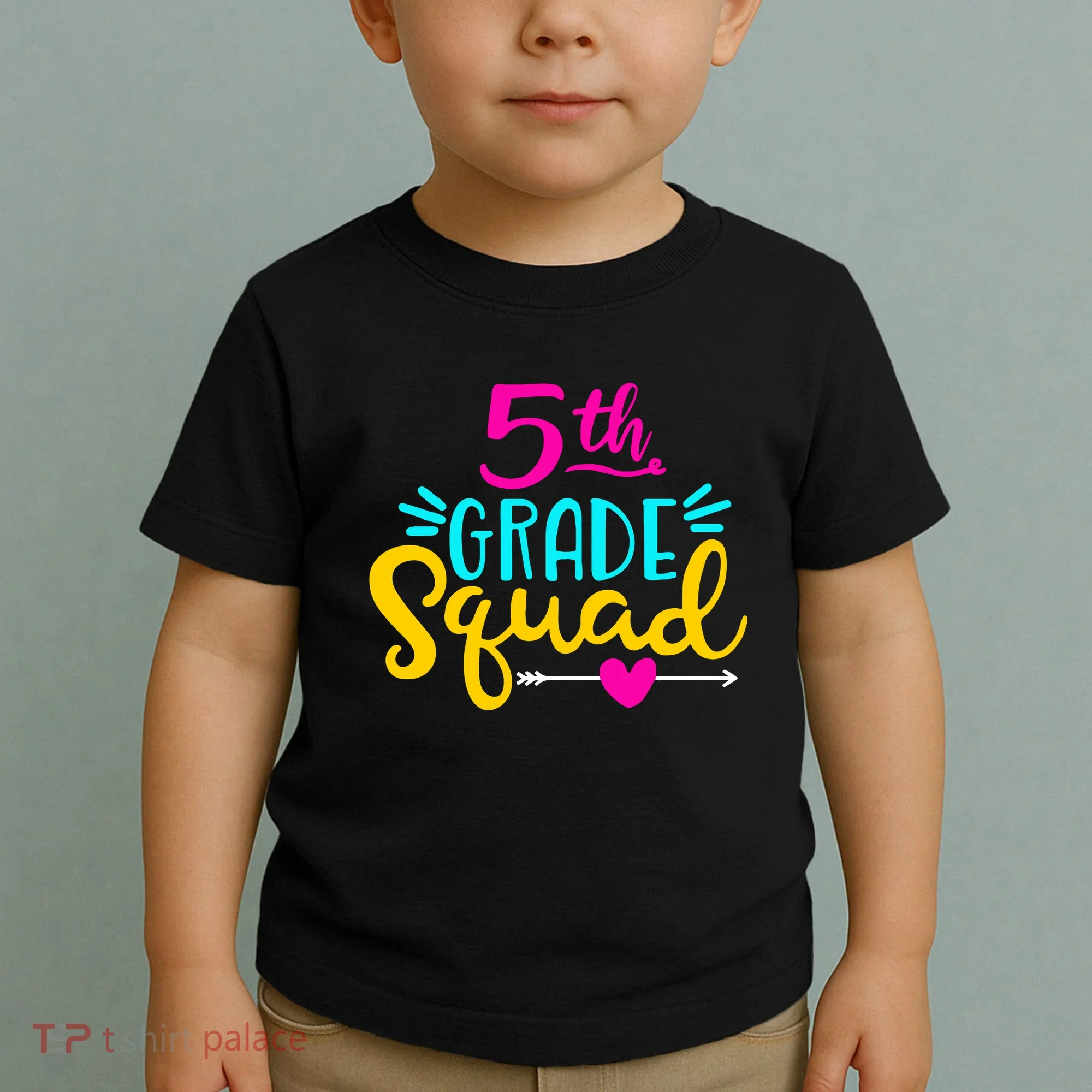 5th Grade Squad Team Arrow Heart Toddler T-Shirt