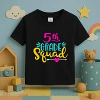 5th Grade Squad Team Arrow Heart Toddler T-Shirt thumb 3