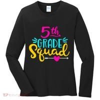 5th Grade Squad Team Arrow Heart Women's Long Sleeve Shirt thumb 0