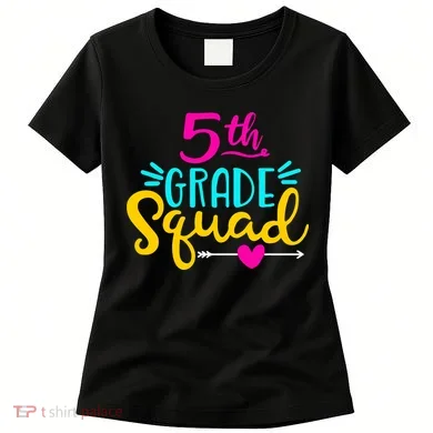 5th Grade Squad Team Arrow Heart Women's T-Shirt