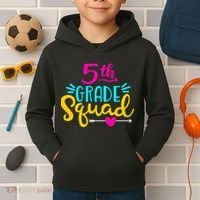 5th Grade Squad Team Arrow Heart Kids Hoodie thumb 2
