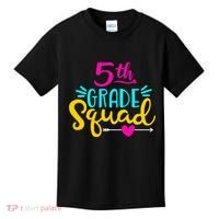 5th Grade Squad Team Arrow Heart Kids T-Shirt thumb 0