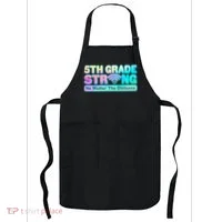 5th Grade Strong No Matter The Distance Distancing Learning Apron thumb 0