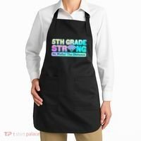 5th Grade Strong No Matter The Distance Distancing Learning Apron thumb 2