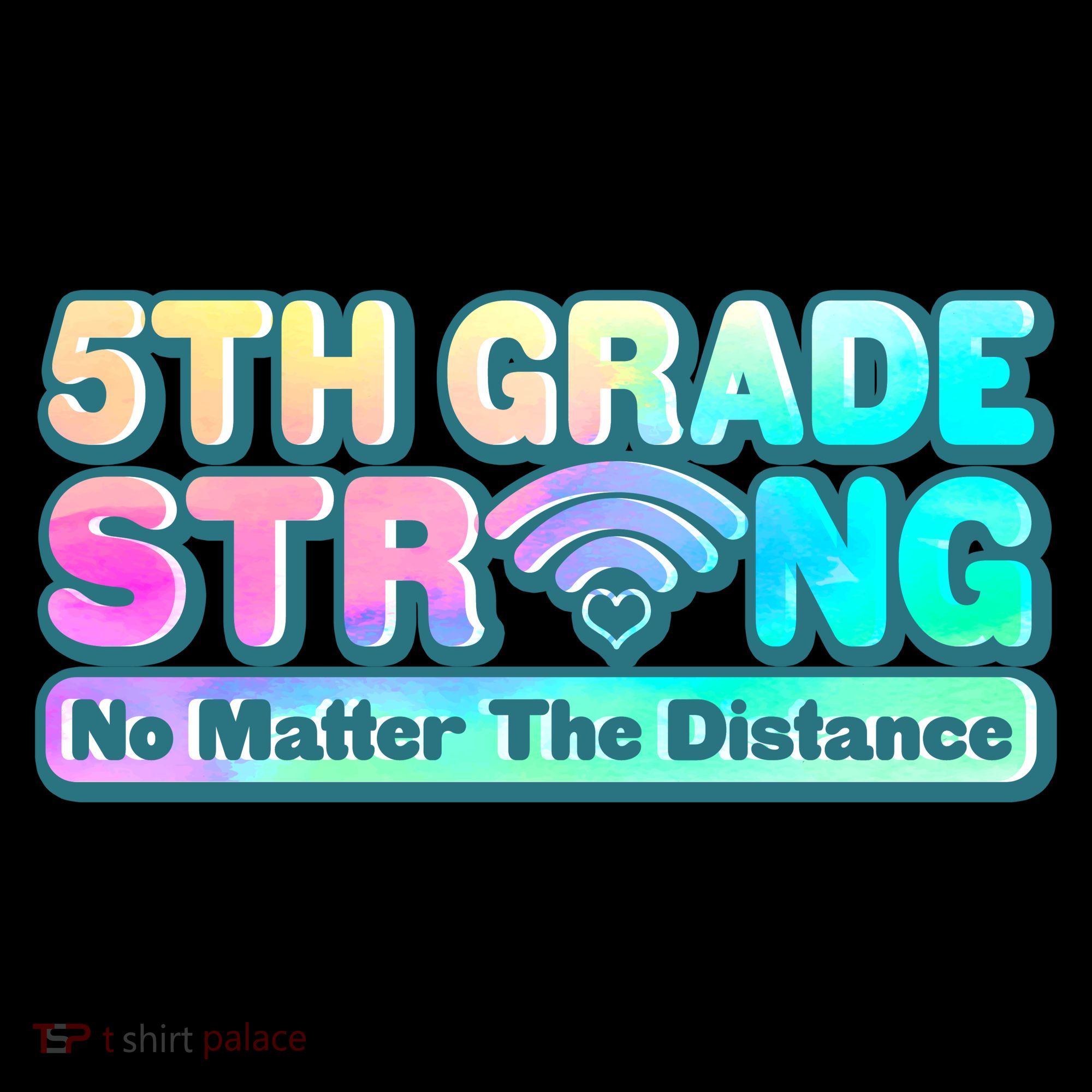 5th Grade Strong No Matter The Distance Distancing Learning Bucket Hat