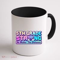 5th Grade Strong No Matter The Distance Distancing Learning Coffee Mug thumb 1
