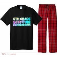 5th Grade Strong No Matter The Distance Distancing Learning Pajama Set thumb 0